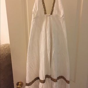 Vix Super Sexy Grommet Detail Halter Wrap Dress